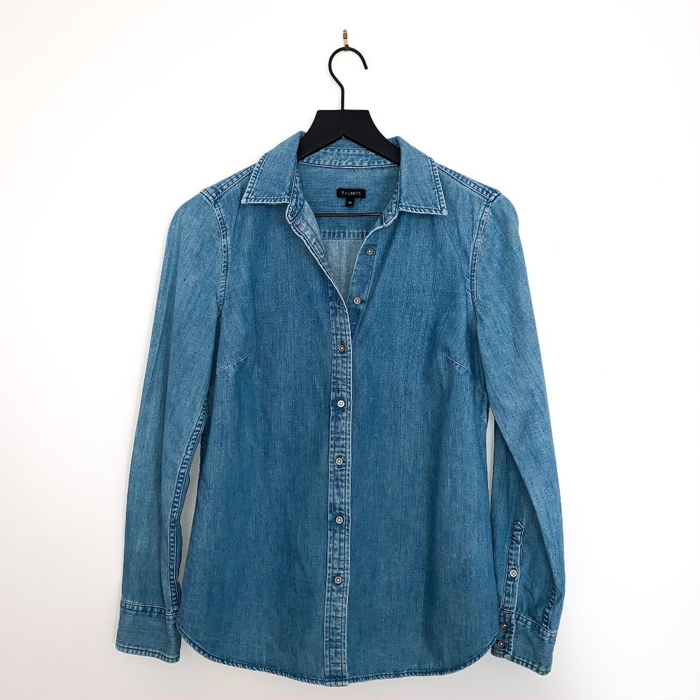 Talbots Denim Button Down